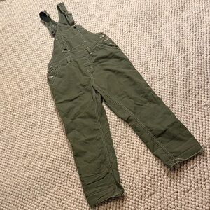 Dickies Olive Green utility Overalls unisex size x small